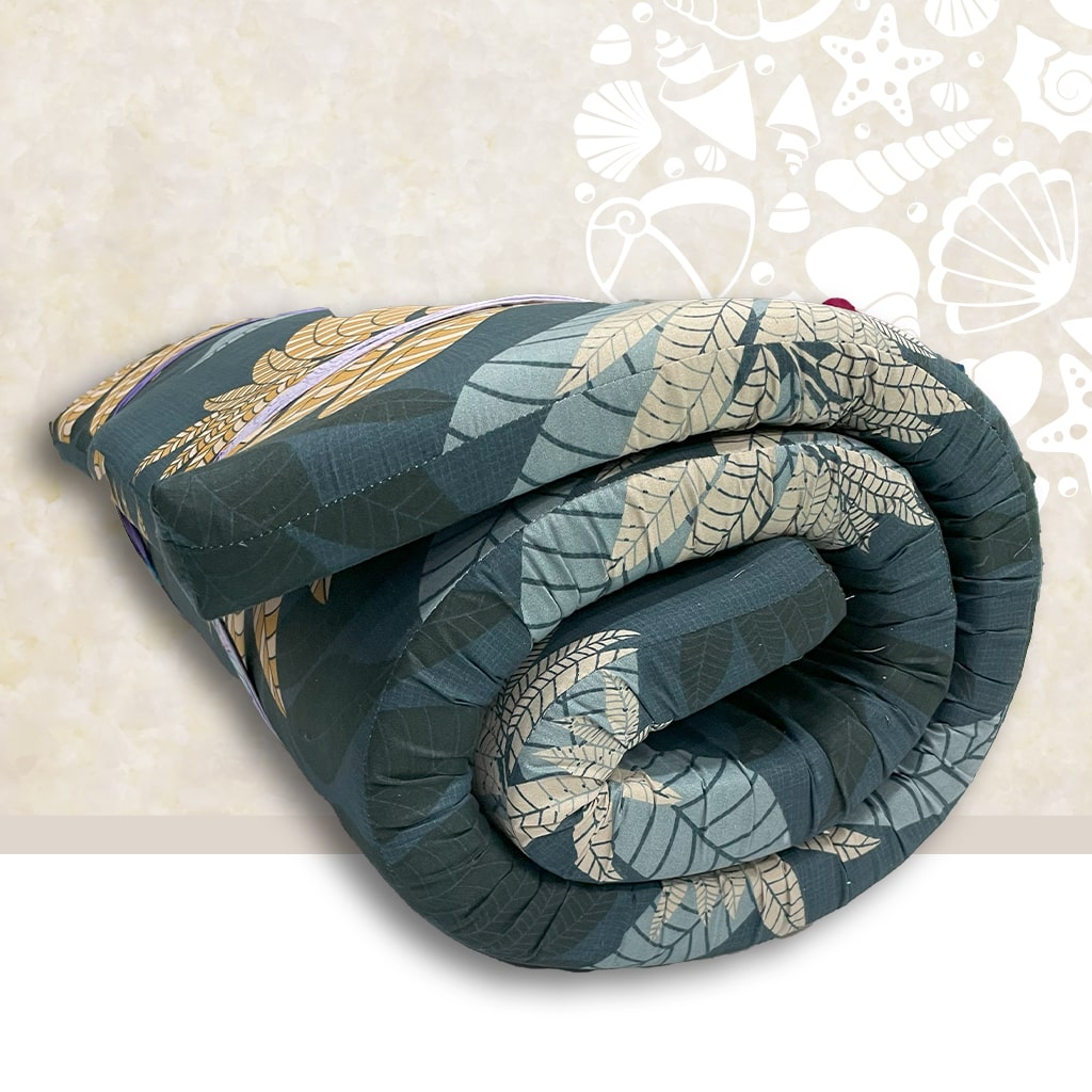 Matelas camping à ramage