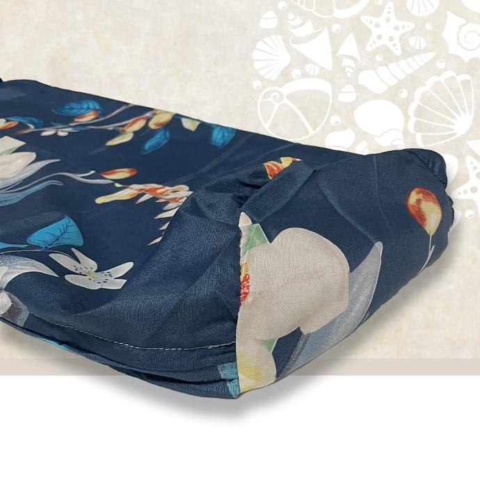 Housse traversin à glissière Ø18cm