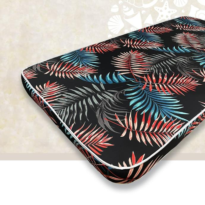 Matelas 1 place à ramage 190x90cm