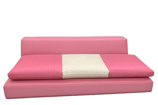 Convertible en skaï avec "coussin offert"(Canapé 2 Places 190x140x30cm)