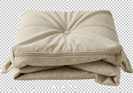 Housse à fermeture en tissu d'ameublement pour POUF 100x100cm